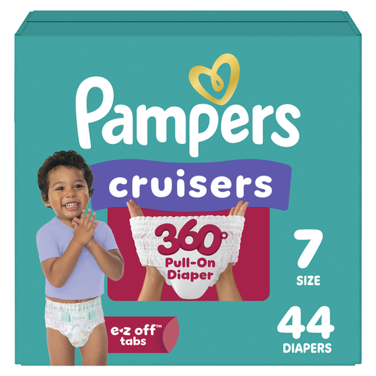Pampers Diapers - Cruisers 360 degrees - Size 7