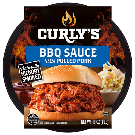 Curly's BBQ Sauce with Pulled Pork