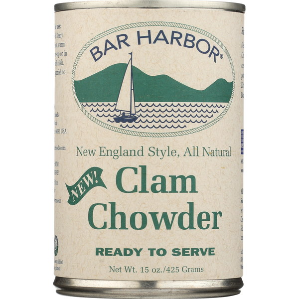 Bar Harbor Clam Chowder, New England Style, All Natural