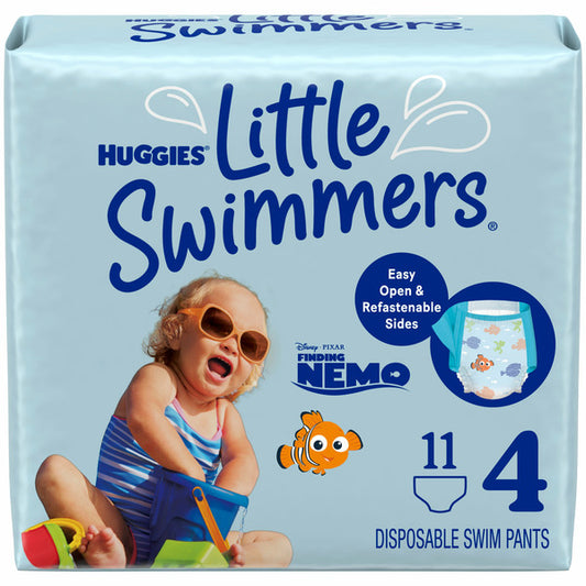 Huggies Little Swimmers Disposable Swim Diapers, Size 4 (24-34 lbs)
