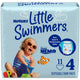 Huggies Little Swimmers Disposable Swim Diapers, Size 4 (24-34 lbs)