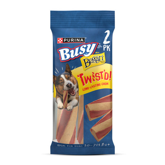 Purina Busy with Beggin’ Twist’d Adult Dog Chew Bone Treats