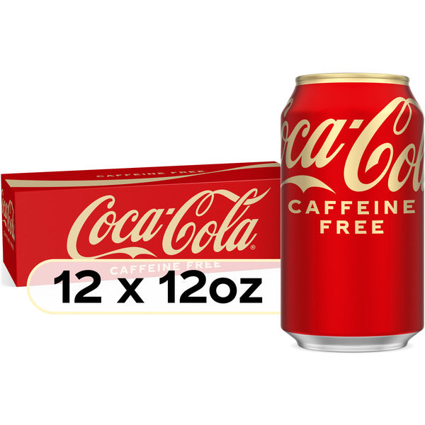 Coca-Cola Caffeine-Free Soda Cans