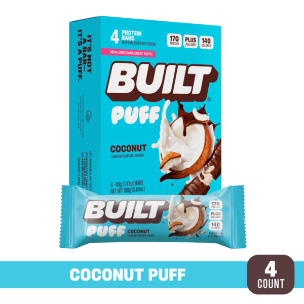 BUILT Puff, Coconut Marshmallow