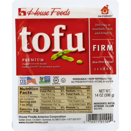 House Foods Tofu, Premium, Firm