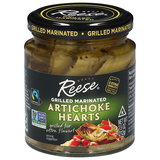Reese's Grilled Marinated Artichoke Hearts