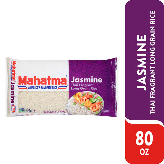 Mahatma Thai Fragrant Jasmine Rice, Long Grain White Rice, Gluten Free Rice, Uncooked Rice