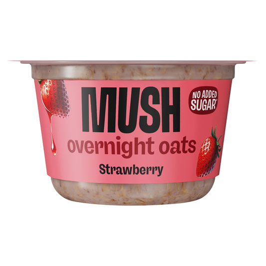 MUSH Strawberry Ready to Eat Oats, Gluten and Dairy Free