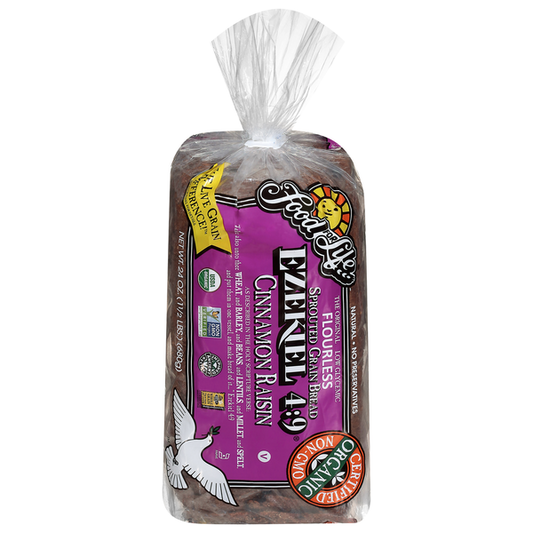 Food for Life Flourless Sprouted Grain Cinnamon Raisin Bread