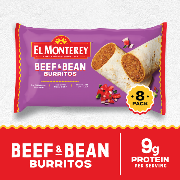 El Monterey Beef & Bean Burritos