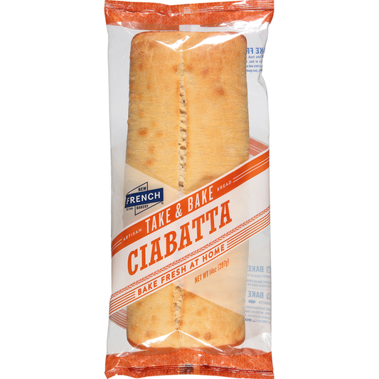 New French Bakery Artisan Bread, Ciabatta,Take & Bake