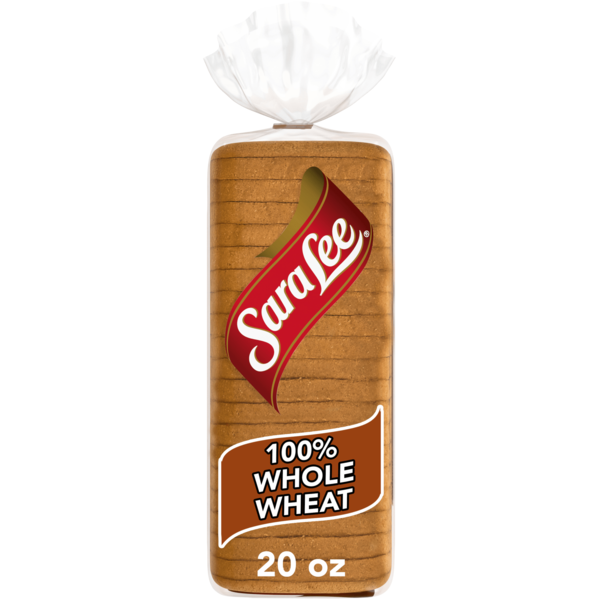 Sara Lee 100% Whole Wheat, Bread, 13g Whole Grain, Sandwich Bread, 20 oz