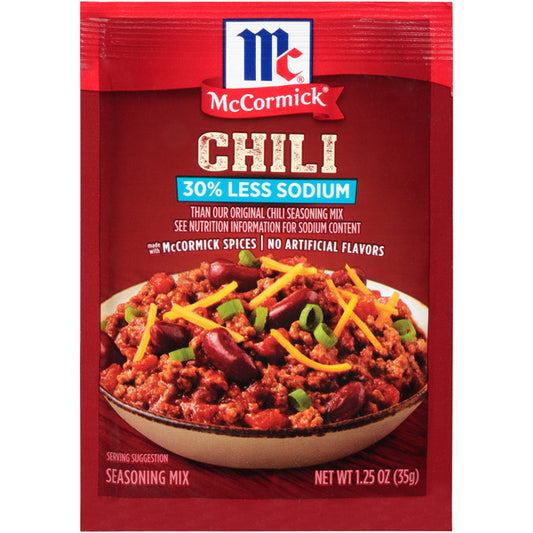 McCormick Less Sodium Chili Seasoning Mix