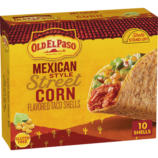 Old El Paso Mexican Style Street Corn Stand 'N Stuff Taco Shells