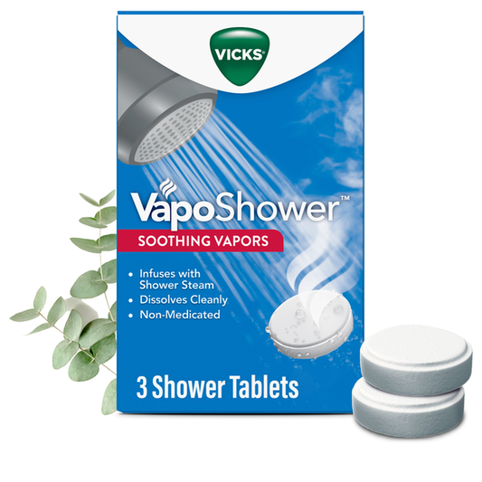 Vicks Soothing Vapors Shower Tablets
