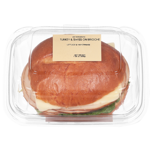 BIX Produce Co. Turkey & Swiss on Brioche