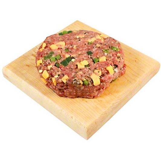Jerrys Gourmet BEEF PATTIES CHEDDAR JALAPENO
