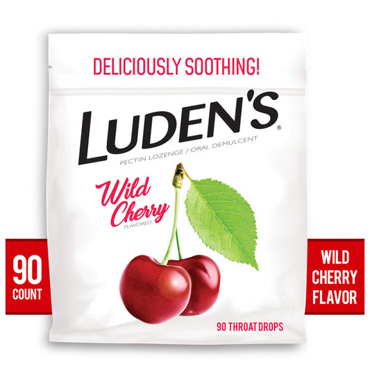 Luden's Soothing Throat Drops Wild Cherry