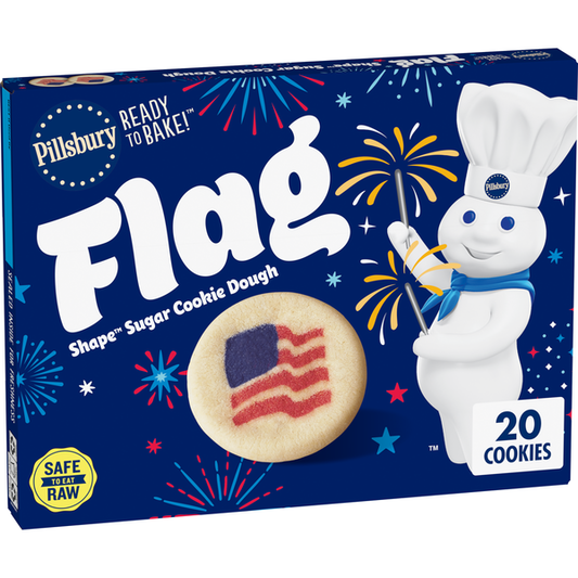 Pillsbury Ready to Bake! Salute To Service Shape Sugar Cookie Dough