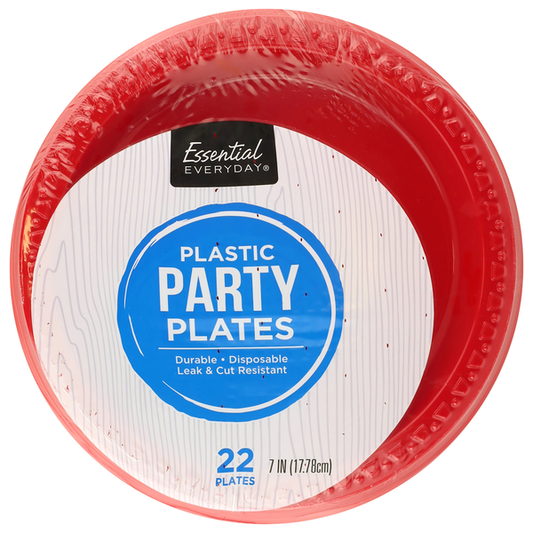 Essential Everyday Plastic 7 in Party Plates