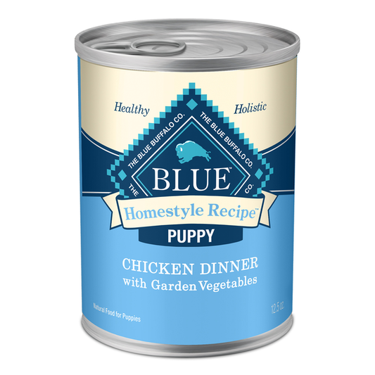 Blue Buffalo Homestyle Recipe Natural Puppy Wet Dog Food, Chicken