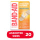 BAND-AID Bandages with Neosporin Antibiotic, Assorted Sizes, 20 ct