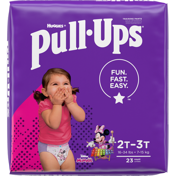 Pull-Ups Size 2T-3T Minnie Mouse Learning Designs Training Pants