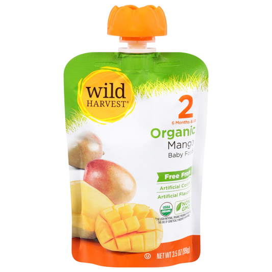 Wild Harvest 2 6 Months & Up Organic Mango Baby Food