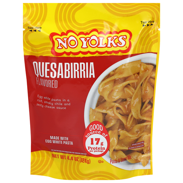 No Yolks Quesabirria Flavored Pasta & Sauce Mix