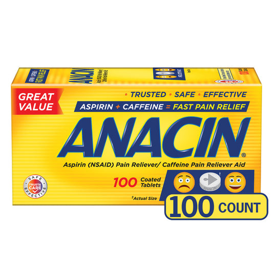 Anacin Fast Pain Relief Tablets