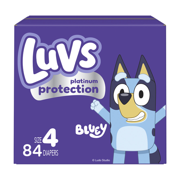 Luvs Platinum Protection Baby Diapers, Size 4