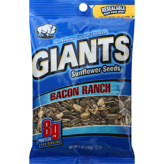 Giants Sunflower Seeds, Bacon Ranch