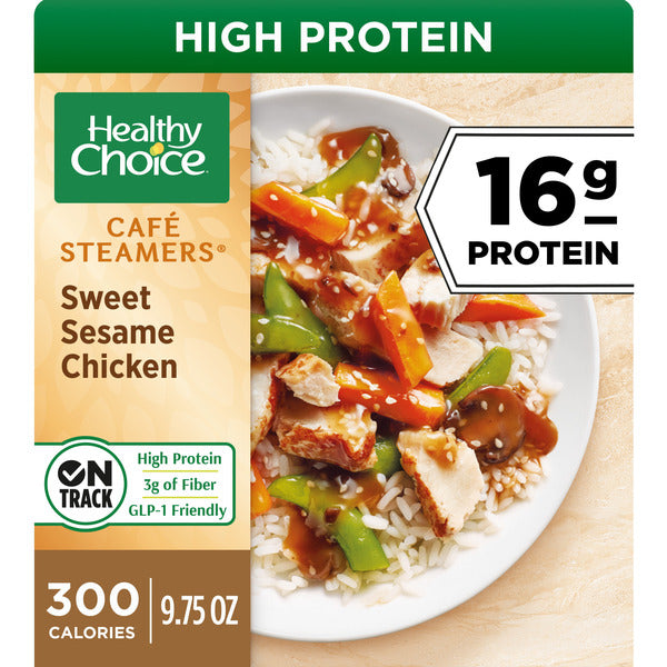 Healthy Choice Cafe Steamers Sweet Sesame Chicken, Frozen Meal