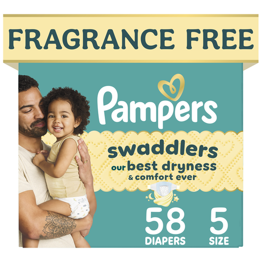 Pampers Swaddlers Diapers, Size S5