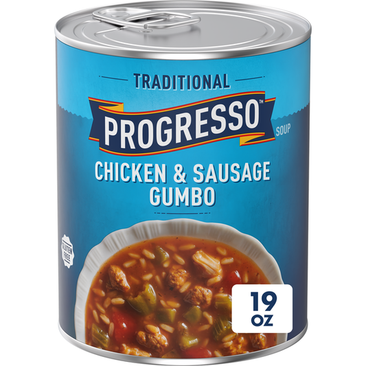 Progresso Traditional Chicken & Sausage Gumbo Soup