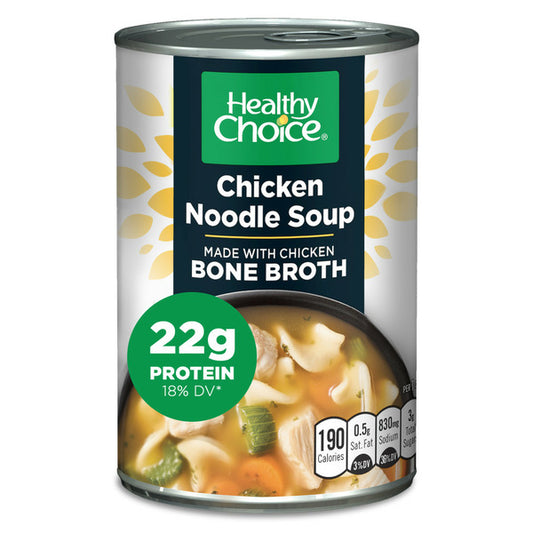 Healthy Choice Chicken Noodle Soup Made With Bone Broth