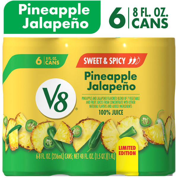 V8 Pineapple Jalapeno 100% Fruit and Vegetable Juice