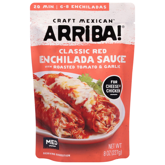 Arriba! Med Classic Red Enchilada Sauce with Roasted Tomato & Garlic