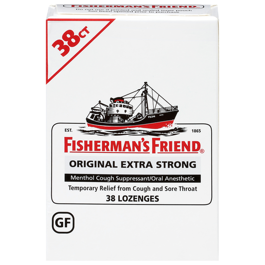 Fisherman's Friend Original Extra Strong Menthol Cough Suppressant/Oral Anesthetic Lozenges