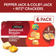 Sargento Balanced Breaks® Cheese & Crackers, Pepper Jack & Colby-Jack Cheeses and RITZ® Mini Original Crackers Snack Kit, 6-Pack