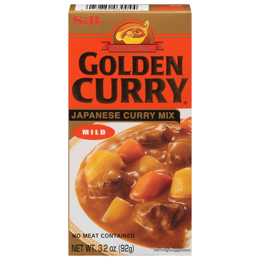 S&B Foods Golden Curry Japanese Curry Mix, Mild