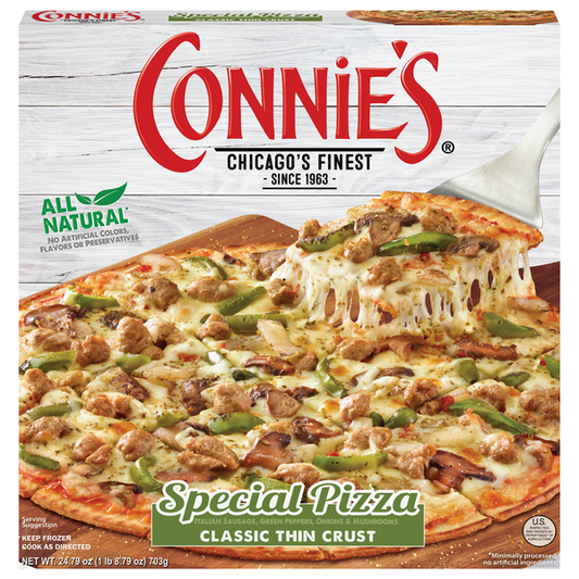 Connie's Pizza Classic Thin Crust Special Pizza