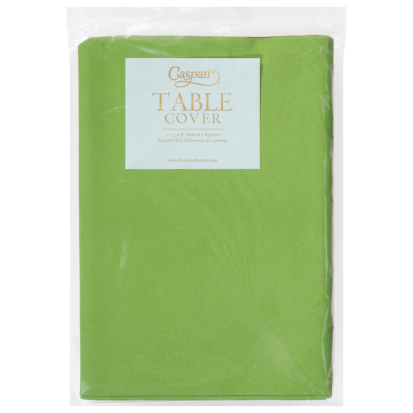 Caspari Tablecover, Leaf Green, Banquet Size