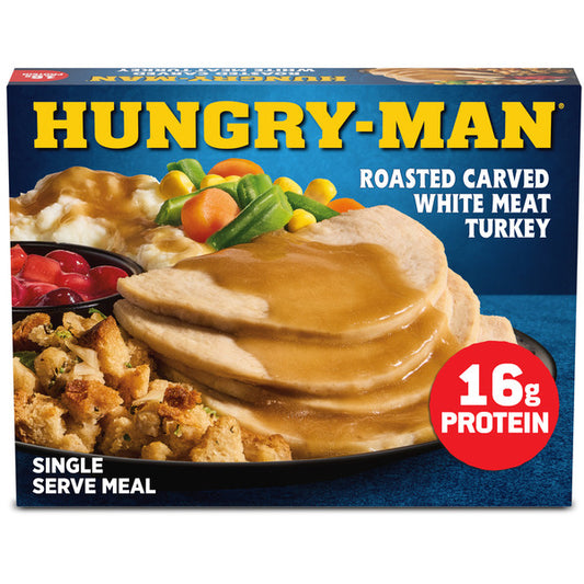 Hungry-Man Roasted Carved White Meat Turkey Frozen Dinner