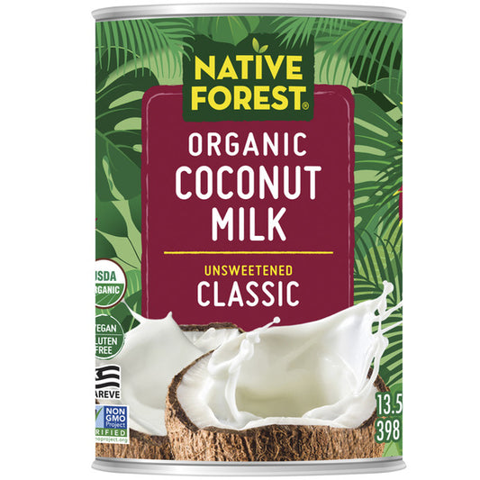 Native Forest Coconut Milk, Organic, Unsweetened, Classic