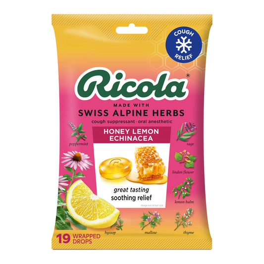 Ricola Honey Lemon with Echinacea Cough Drops