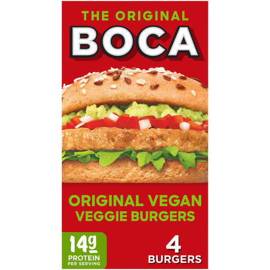 BOCA Original Vegan Veggie Burgers