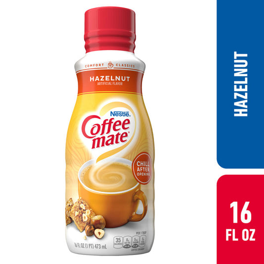 Nestle Coffee Mate Hazelnut Non-Dairy Liquid Coffee Creamer