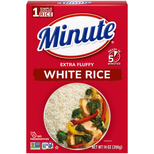 Minute Rice Instant White Rice, Gluten-Free