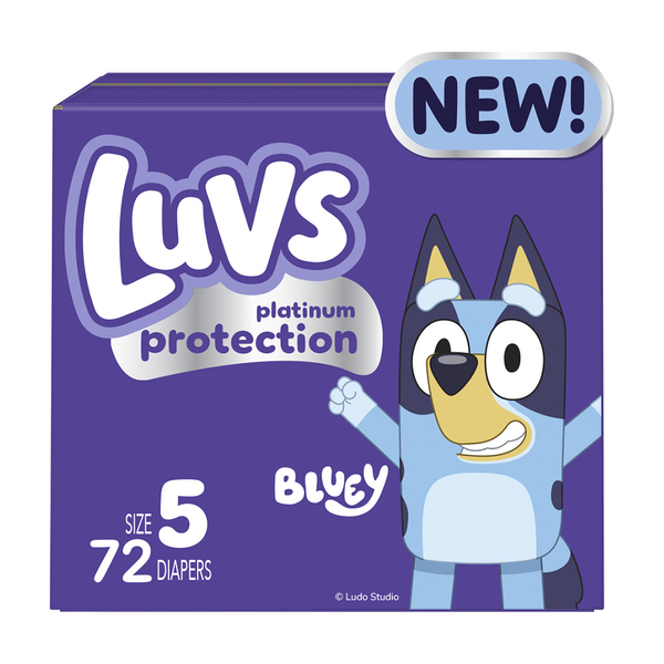 Luvs Platinum Protection Baby Diapers, Size 5
